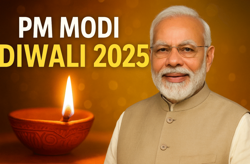 पीएम मोदी ने दी दिवाली की शुभकामनाएं, कहा- “इस पावन पर्व से हर जीवन में प्रकाश फैले”